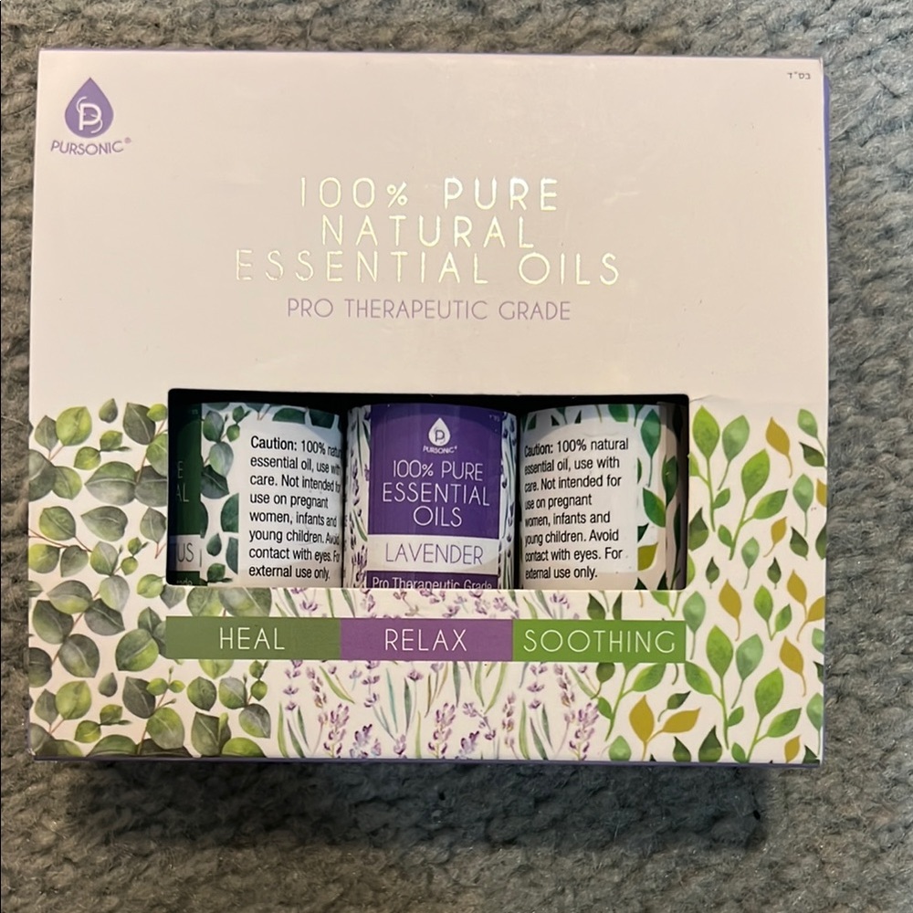 Pursonic Essential Oils Set